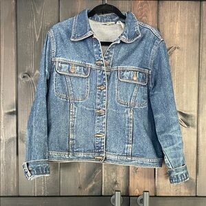 NWOT Bill Blass Blue Denim Jean Jacket